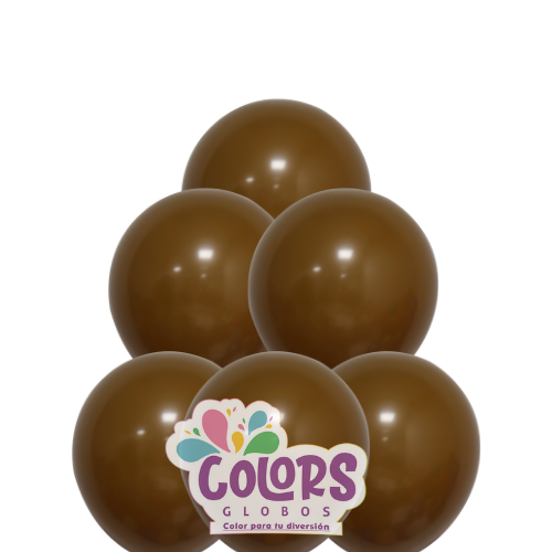 Café b/100 globos 12"