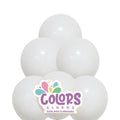 Blanco b/100 globos 12"