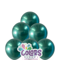 Verde cromo b/50 globos 12"